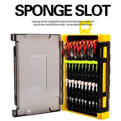 Caja de aparejos portátil: compartimentos para señuelos y accesorios