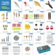 THKFISH Kit de señuelos para trucha y lucio con jigs y metálicos - imagen 3