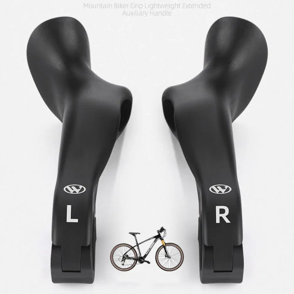 Manillar bicicleta de nylon antideslizante tipo cuerno de vaca negro - imagen 5