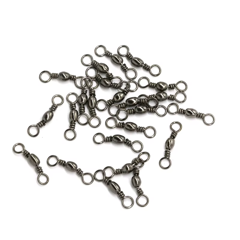 Accesorios de pesca rodamiento bolas barril giratorio anzuelos sedal - imagen 4