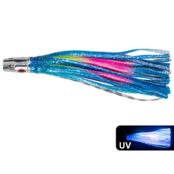 Señuelo Jig para Marlin y Atún – 55g, falda de calamar coppers 6,5"