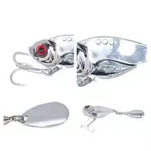 Cuchara giratoria VIB metálica con vibración para lubina y trucha - imagen 3