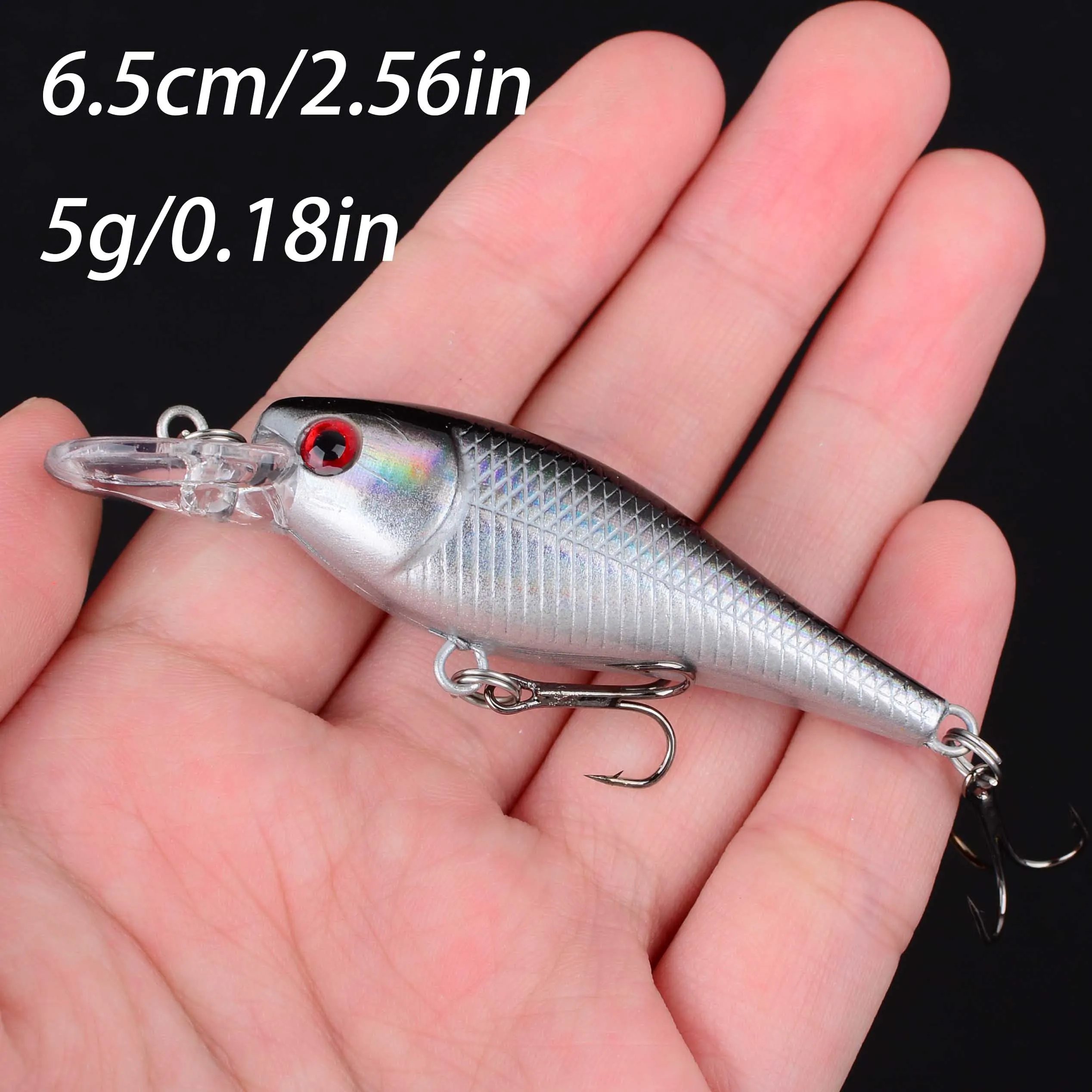 Wobbler Minnow Crank para lubina, lucio y carpa – swimbait - imagen 5