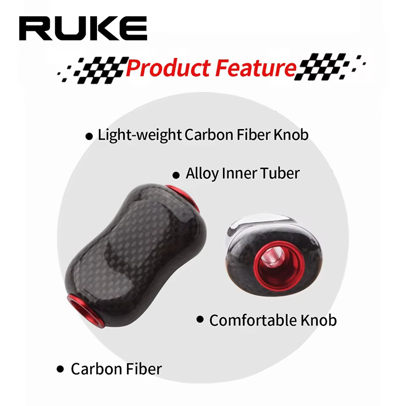 Ruke Carrete de Carbono con Rodamientos para Pesca Deportiva - imagen 5