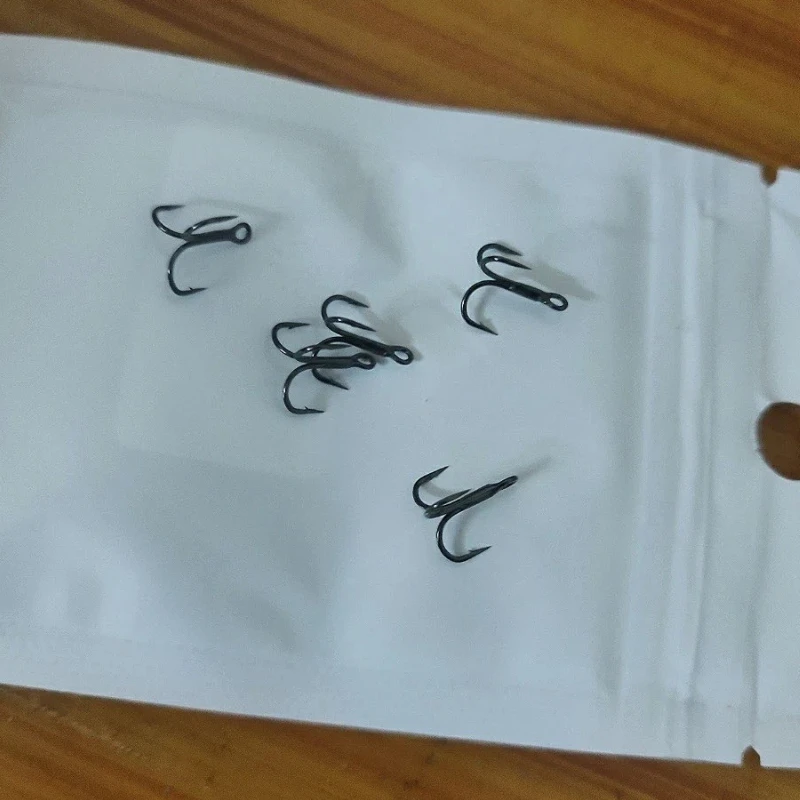 Anzuelos triples de acero Nano ultrapequeños para trucha - imagen 4
