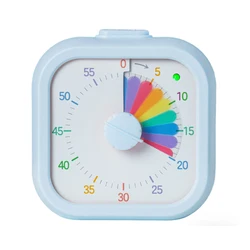 Cronómetro Pomodoro silencioso giratorio para control del tiempo
