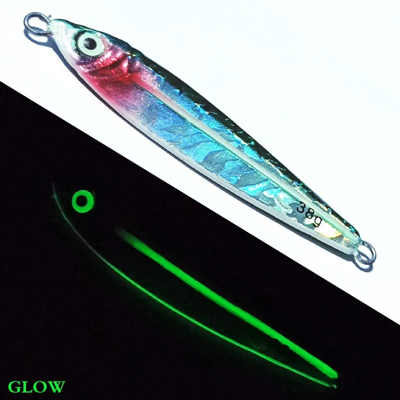 Seashore Jig de plomo lento para lubina y caballa con assist - imagen 2