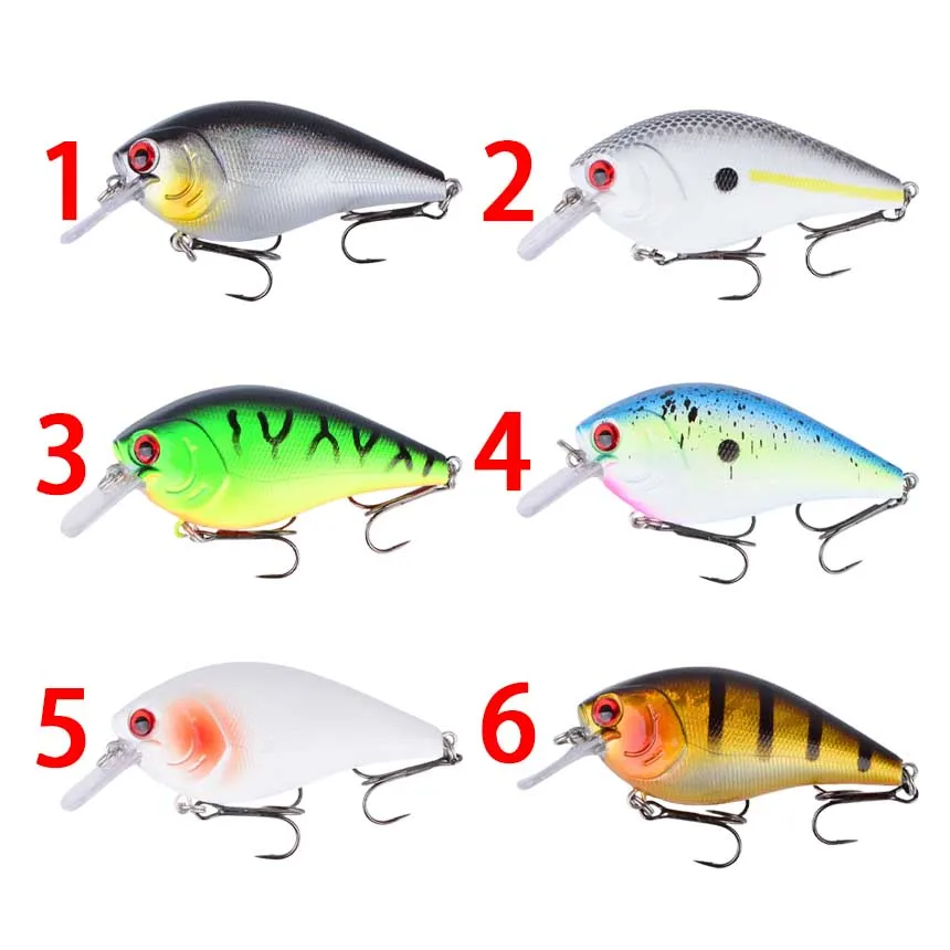 Crankbait con sonajero para lubina y lucio, señuelo duro de pesca - imagen 3