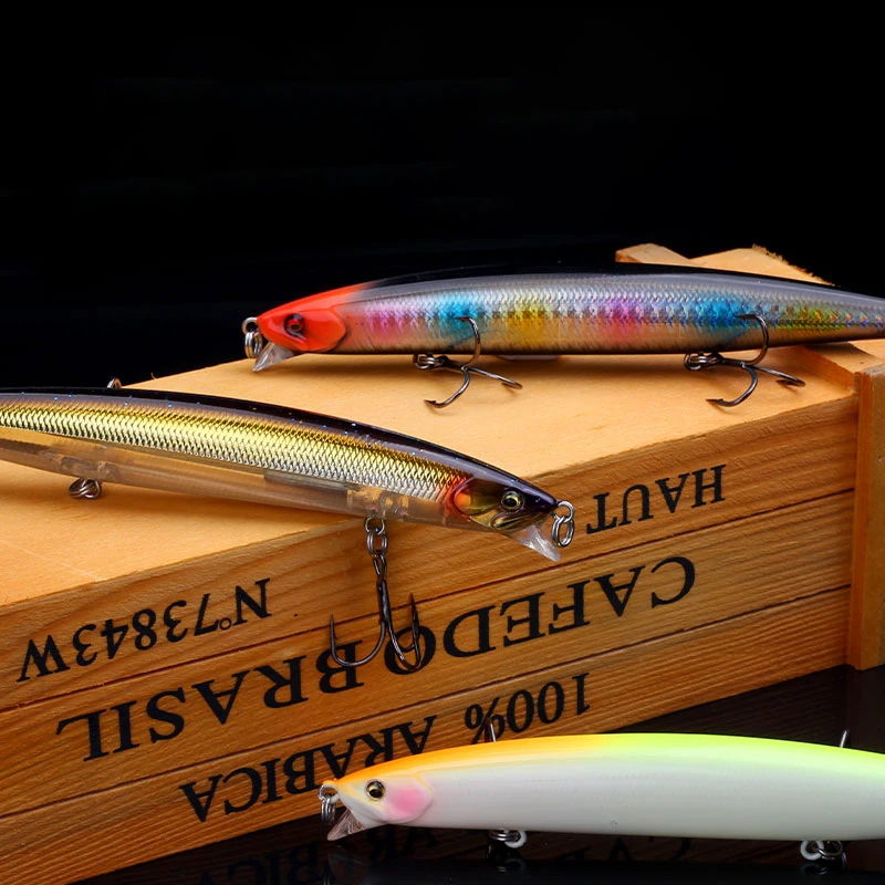 LETOYO Jerkbait hundible de largo alcance para lubina - imagen 5