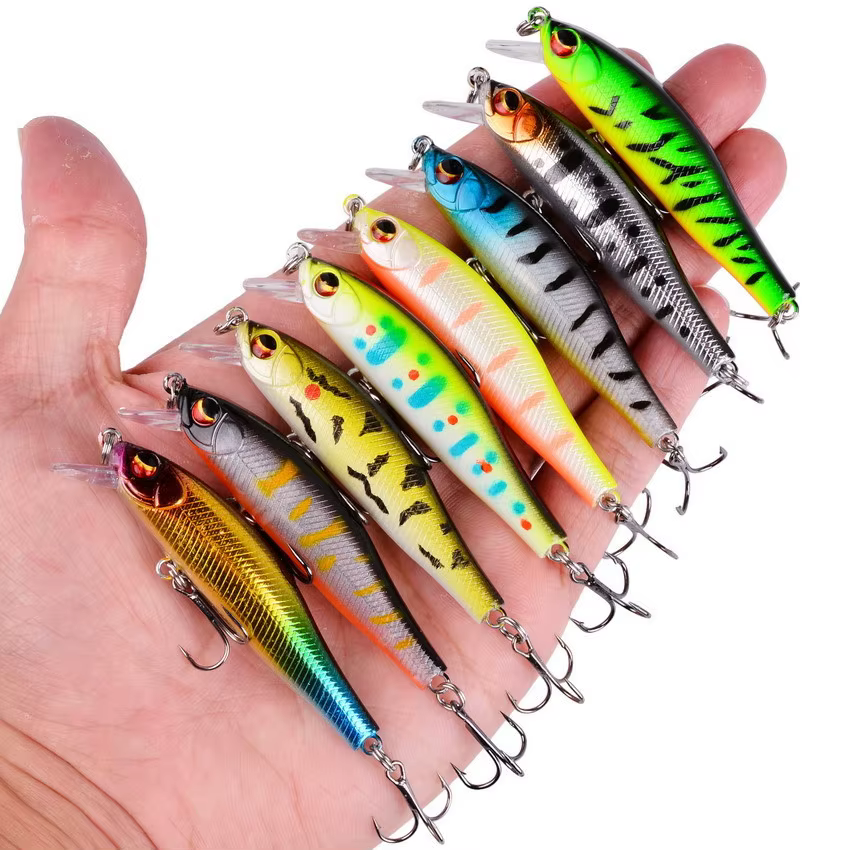 Señuelo Crankbait Wobblers Ojos 3D Hundible