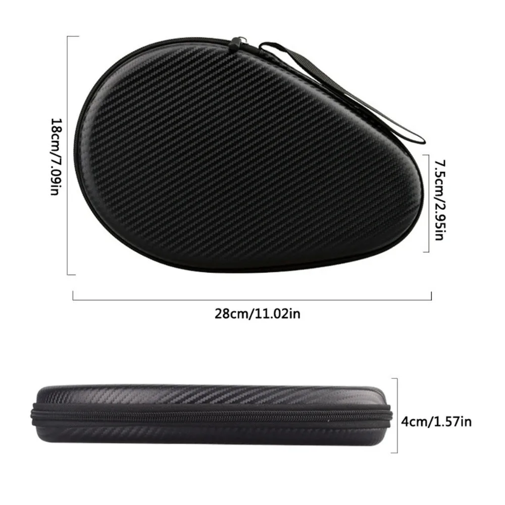 Estuche impermeable raqueta tenis de mesa con cremallera - imagen 2
