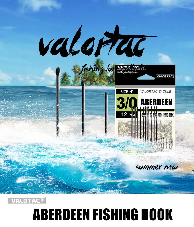 Anzuelo Aberdeen para cebo vivo con vástago largo