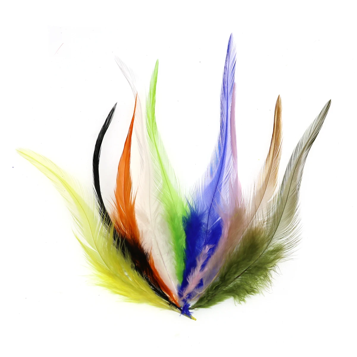 Pluma lista para fijar en el montaje