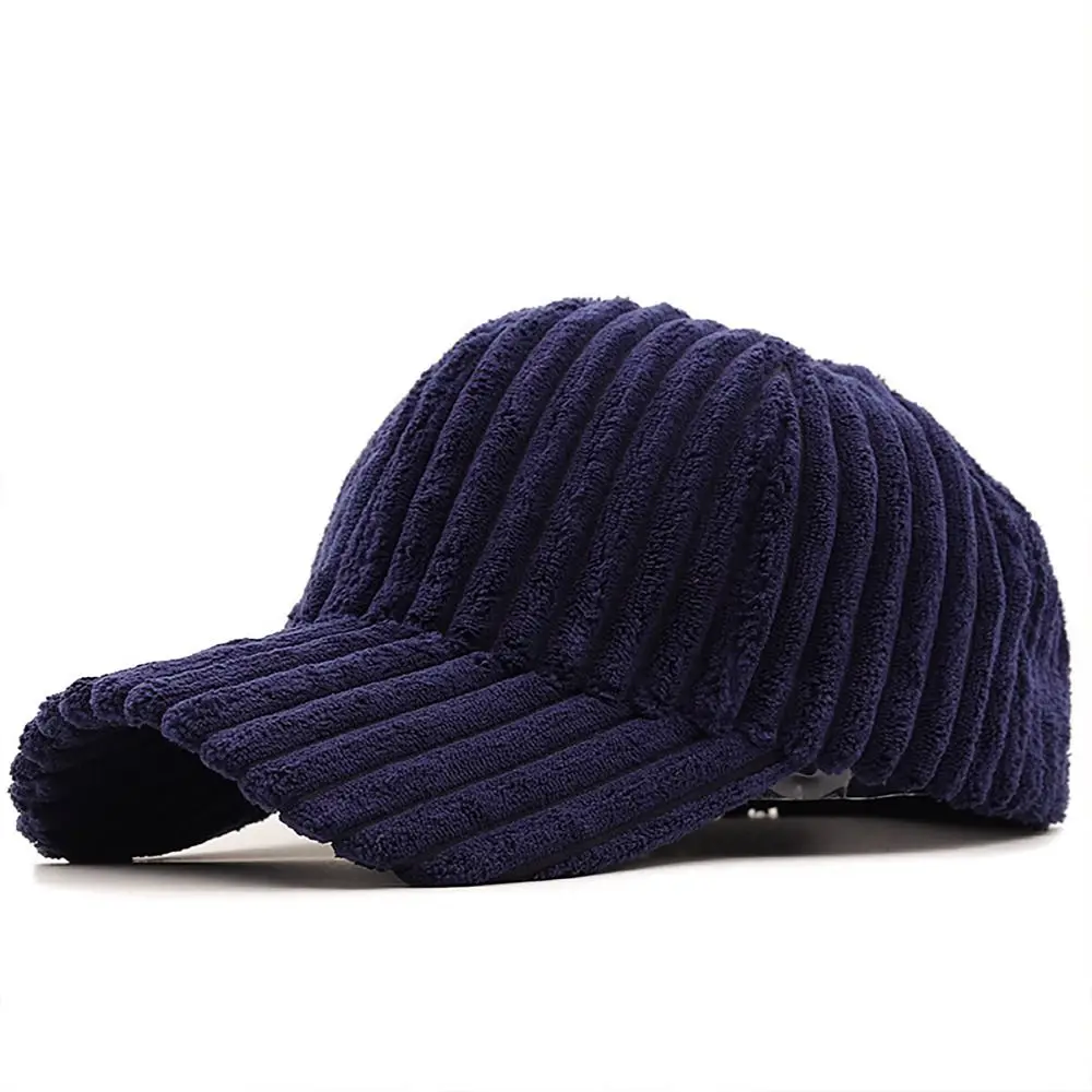 Gorra de invierno térmica pana algodón ajustable Hip Hop unisex