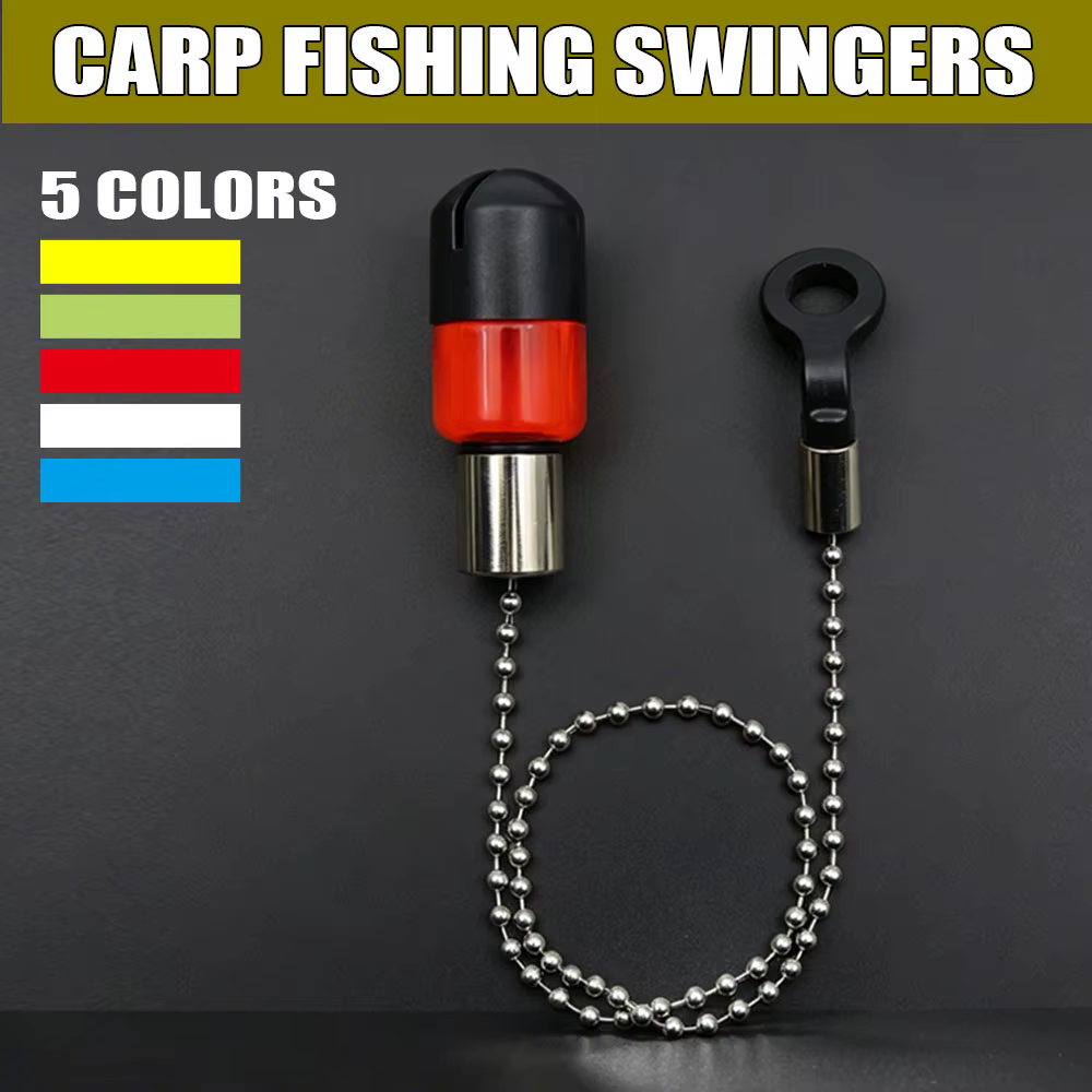 Alarma de mordeduras Swinger – Cadena de acero para carpa - imagen 3