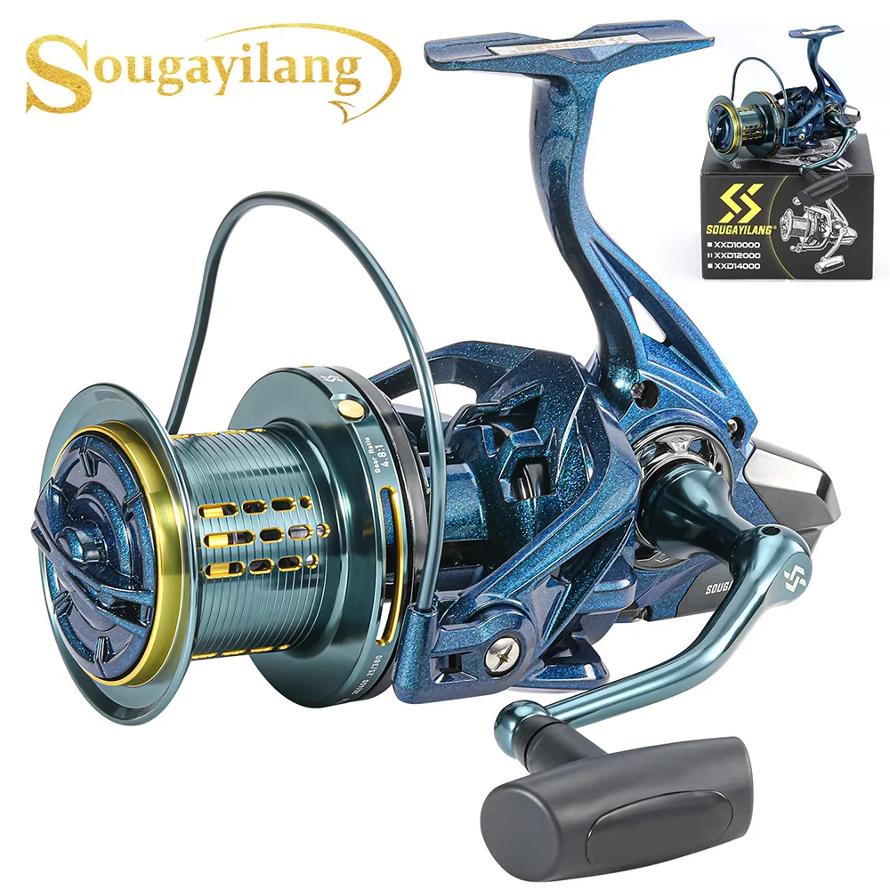 Carrete giratorio Sougayilang 10000 – Jigging trolling metal completo