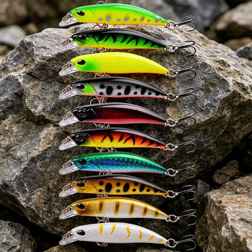 Kit Señuelos Wobblers y Crankbaits Láser para Pesca de Carpa - imagen 5