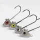 Jig Head de forma pez con anzuelo reforzado para vinilos - imagen 5