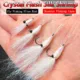 Crystal Flash seda camarón para mosca: pesca para lubina y trucha