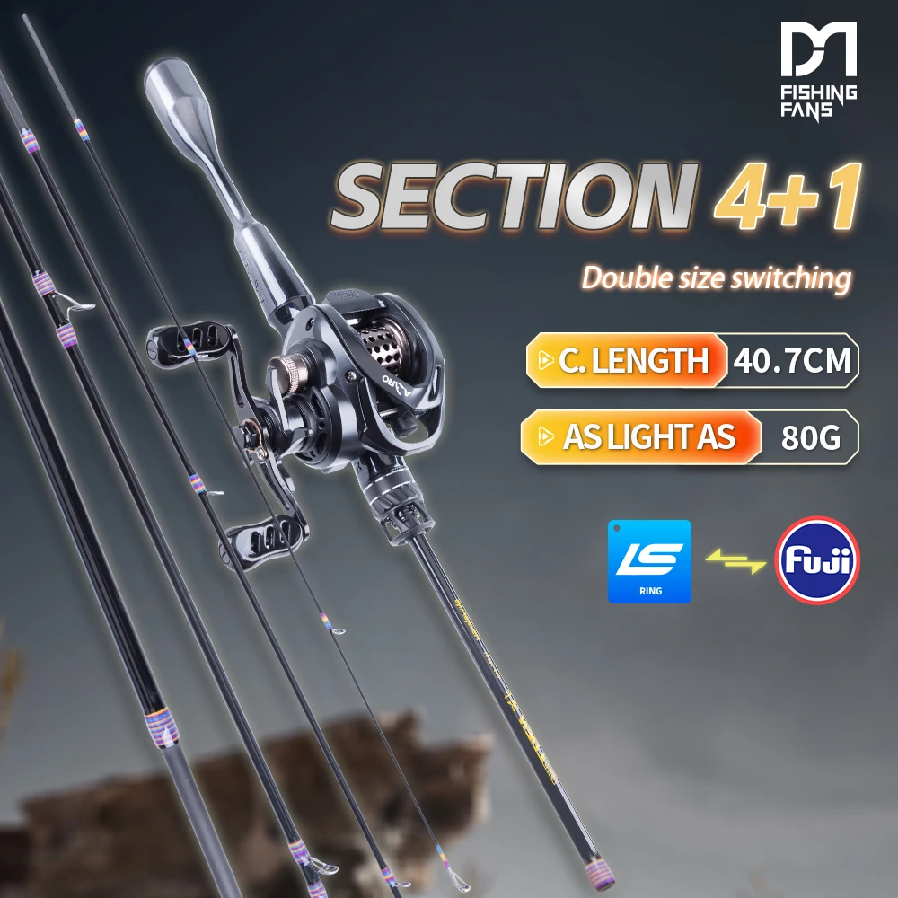Caña ultraligera para trucha Fishingfans Orca Fuji Guide Light LS - imagen 4