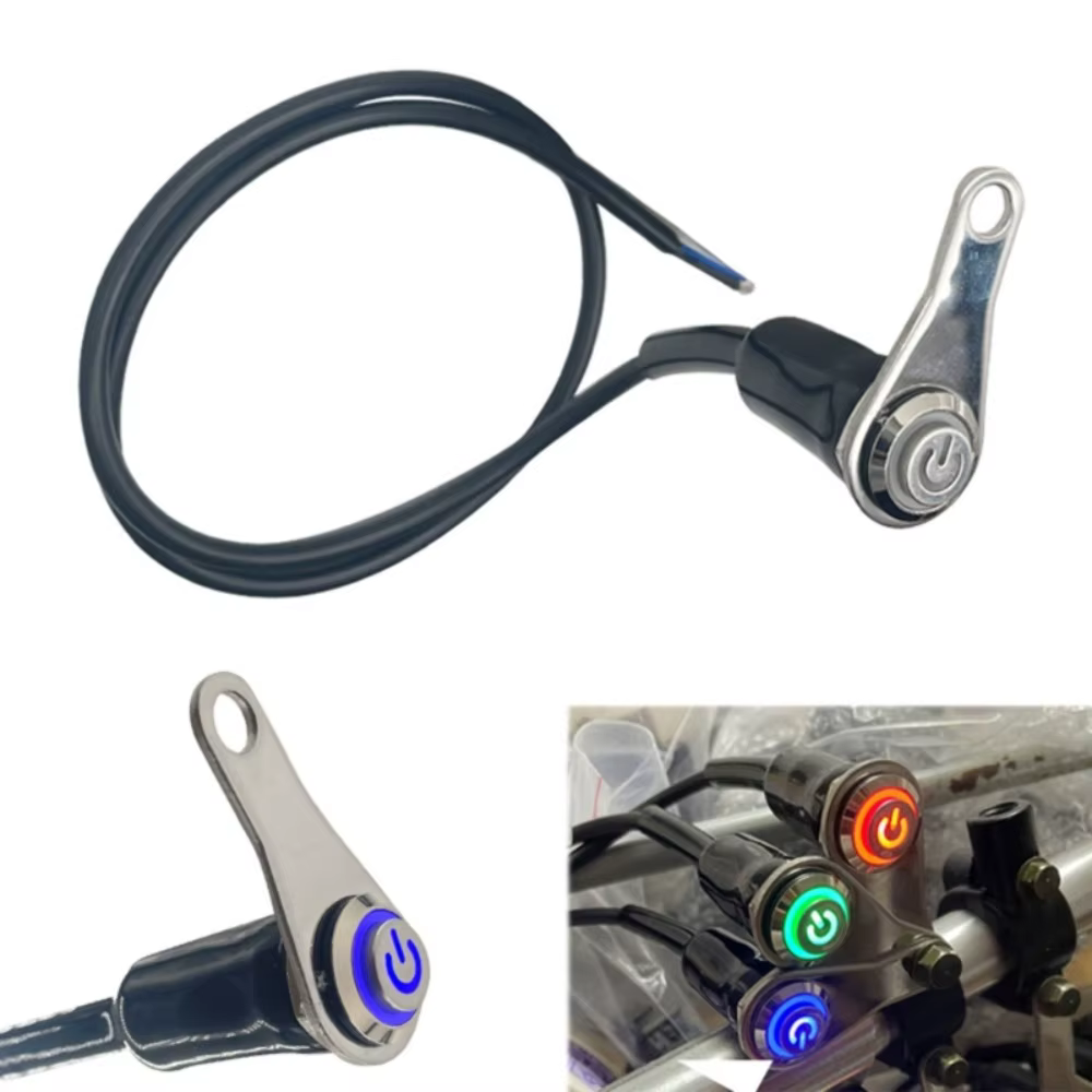 Interruptor universal de luces para manillar de moto - imagen 4
