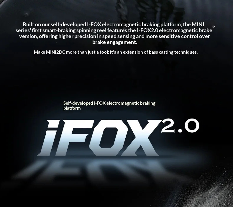 Detalle del sistema de freno I-FOX2.0 y bobina