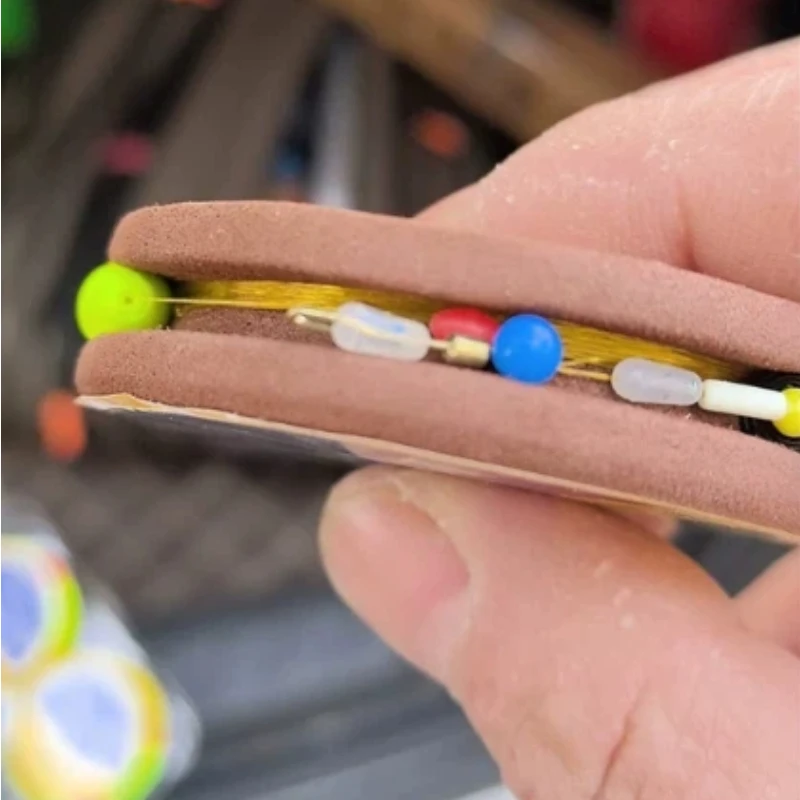 Montajes pre-atados pesca carpa con flotador alta visibilidad y clip - imagen 5