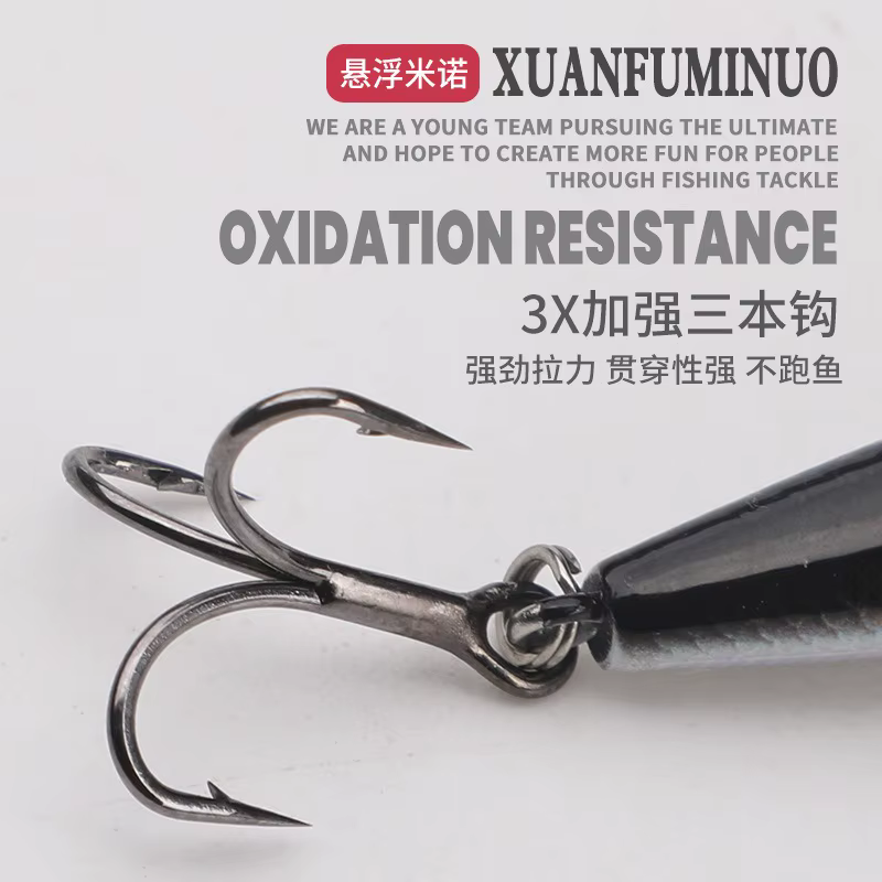 Minnow Wobbler Flotante – Señuelo para agua dulce y salada - imagen 5