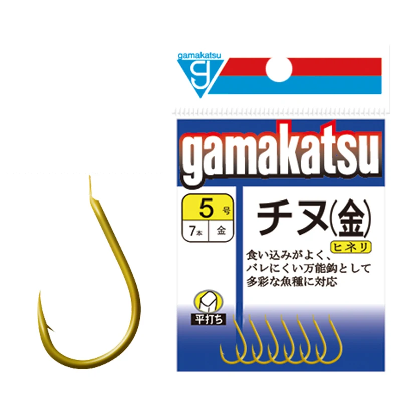 Gamakatsu anzuelos carpa púas doradas curvados laterales puntosagudos - imagen 2