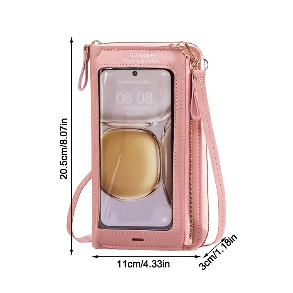 Bolso de teléfono con pantalla táctil RFID antirrobo PU - imagen 4