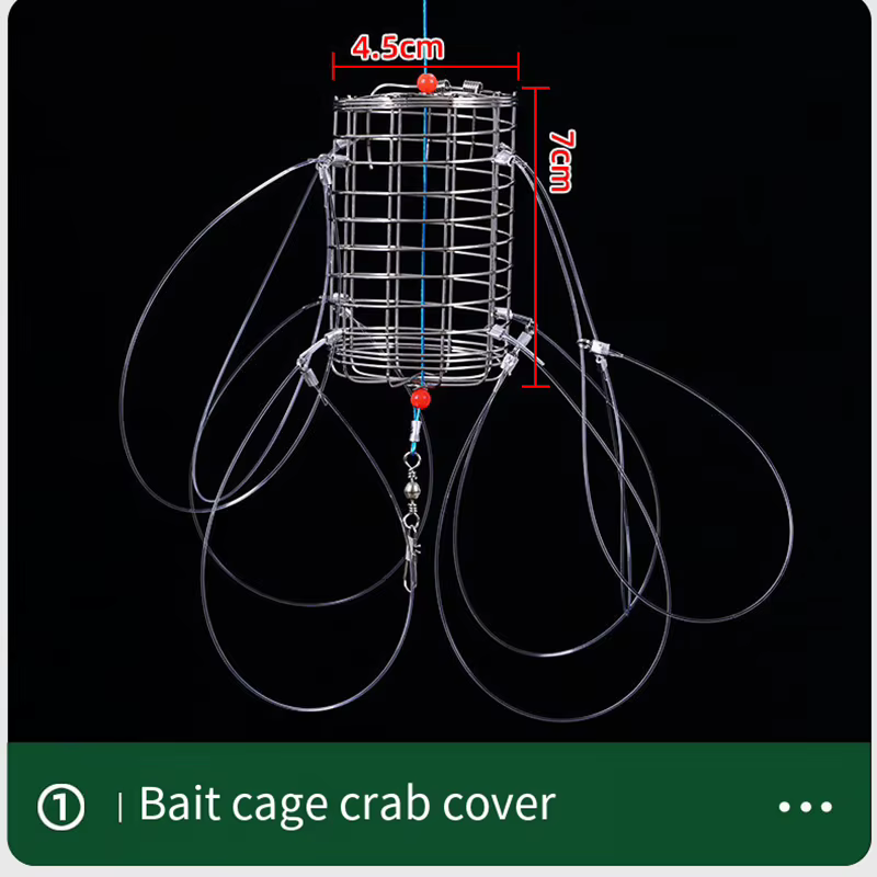 Trampa para cangrejos acero inoxidable – Jaula cebo aparejo pesca - imagen 4