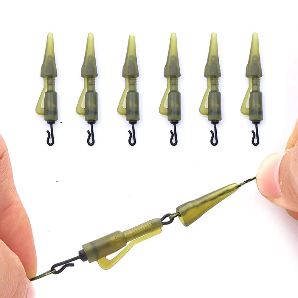 Clips de plomo híbridos giratorios cambio rápido – Aparejo carpa - imagen 2