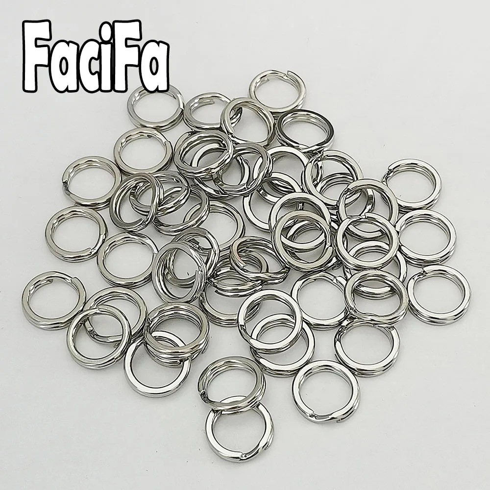 Anillo dividido ovalado de acero inoxidable para anzuelos de pesca - imagen 2