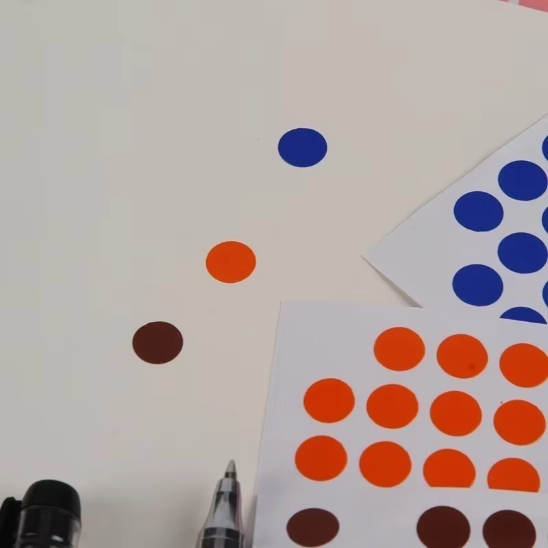 Pegatinas Circulares Multicolor para Organizar Equipo Pesca - imagen 4