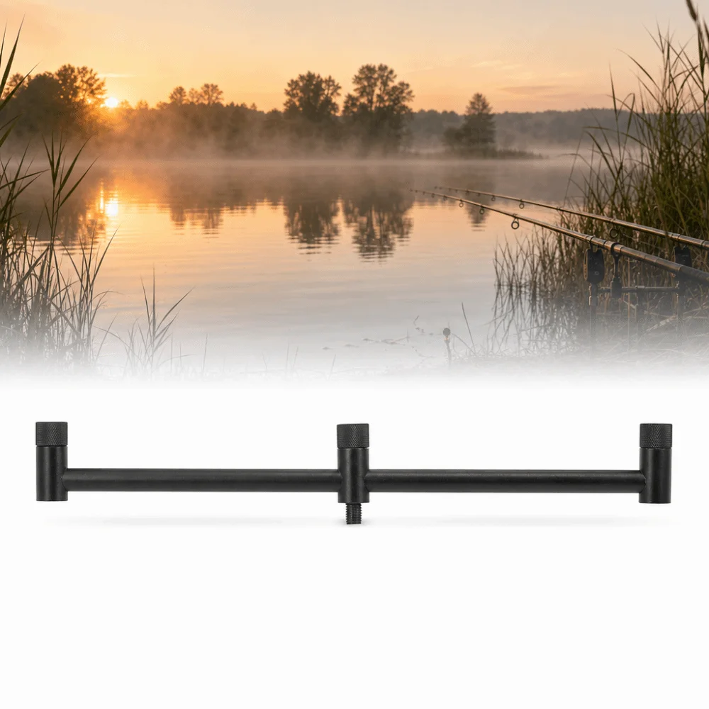 Cañas de pesca de aleación de aluminio para carpa, soporte - imagen 4