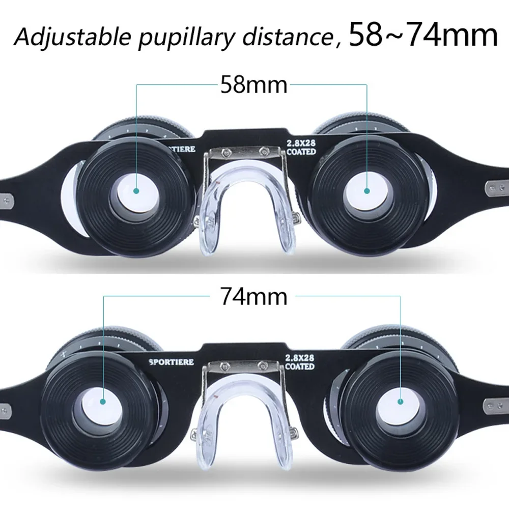 Telescopio de Pesca HD 10x34 – Binoculares Polarizados con Zoom 10x