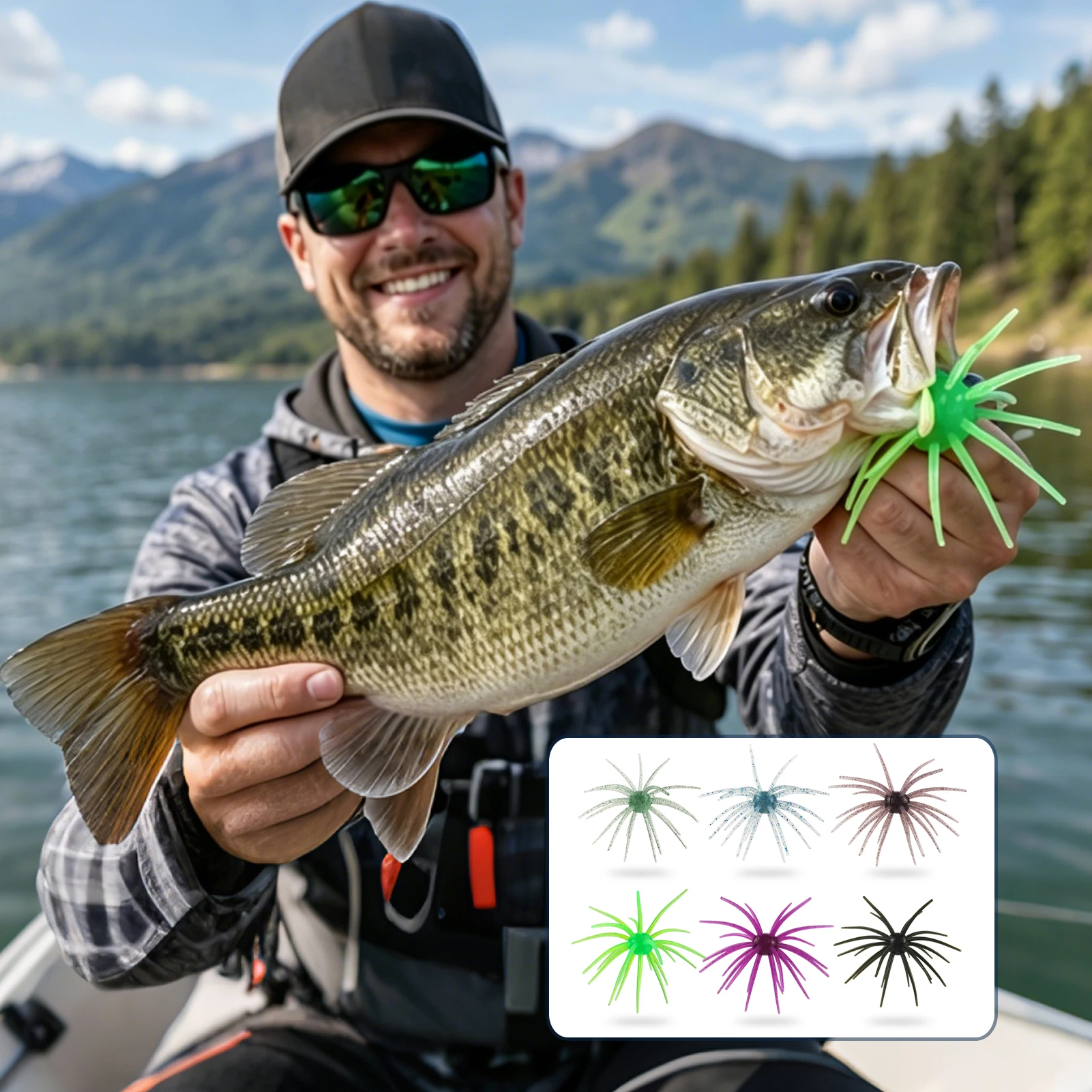 TPE FREE FISHER Señuelo flotante Wacky/Neko para pesca ligera - imagen 3