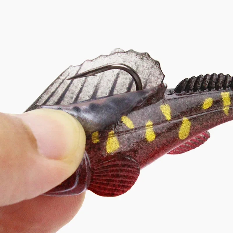 Wobblers silicona soft bait – Swimbaits lucio perca trucha - imagen 3