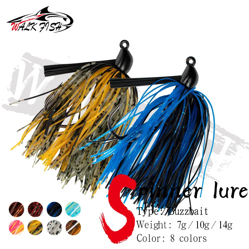 WALK FISH Chatterbait – Señuelo articulado 7g 10g 14g para lubina y lucio - imagen 2
