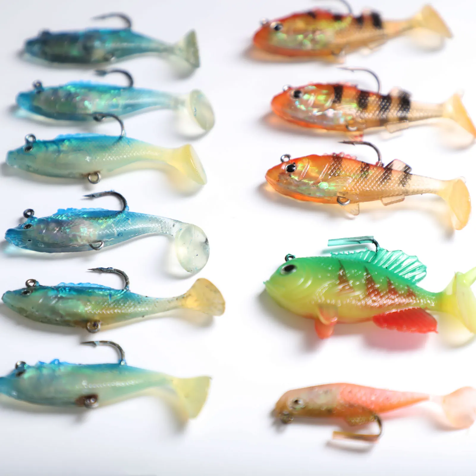 Señuelos blandos FREE FISHER con cabezas plomadas y pulpo - imagen 5