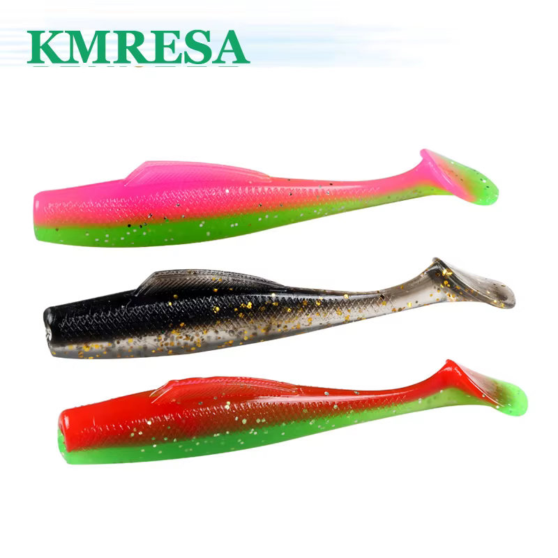 Señuelo Blando Sábalo Artificial – Doble color para lubina y lucio - imagen 5