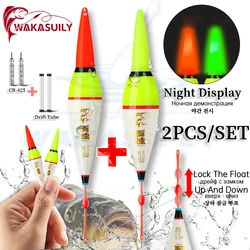 Flotador luminoso Creek con LED rojo/verde para pesca nocturna