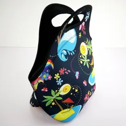 Bolsa térmica de neopreno resistente al agua para pícnic y fiambrera