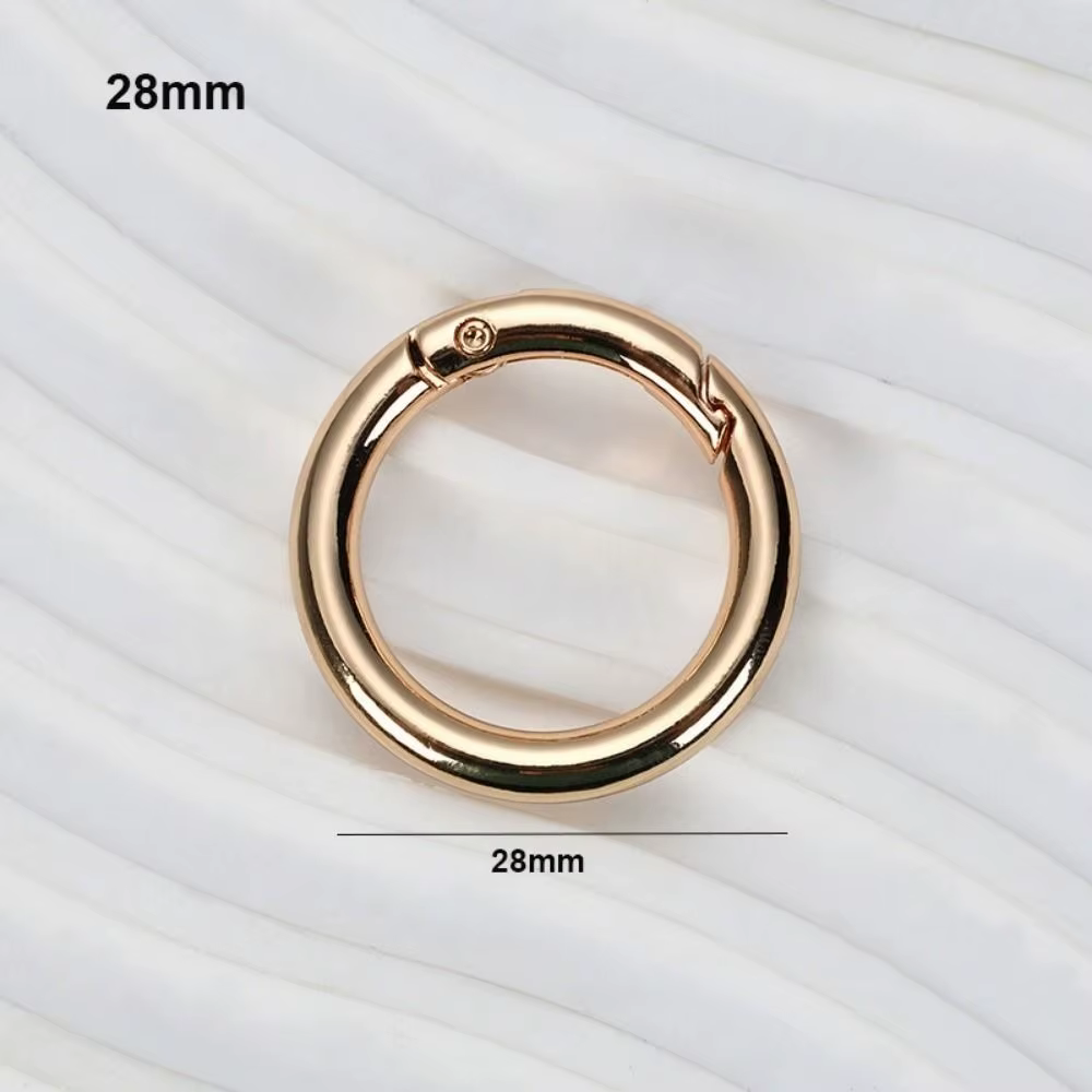 Mosquetones con Resorte y Anillo O – Aleación de Zinc, Multitamaños - imagen 5