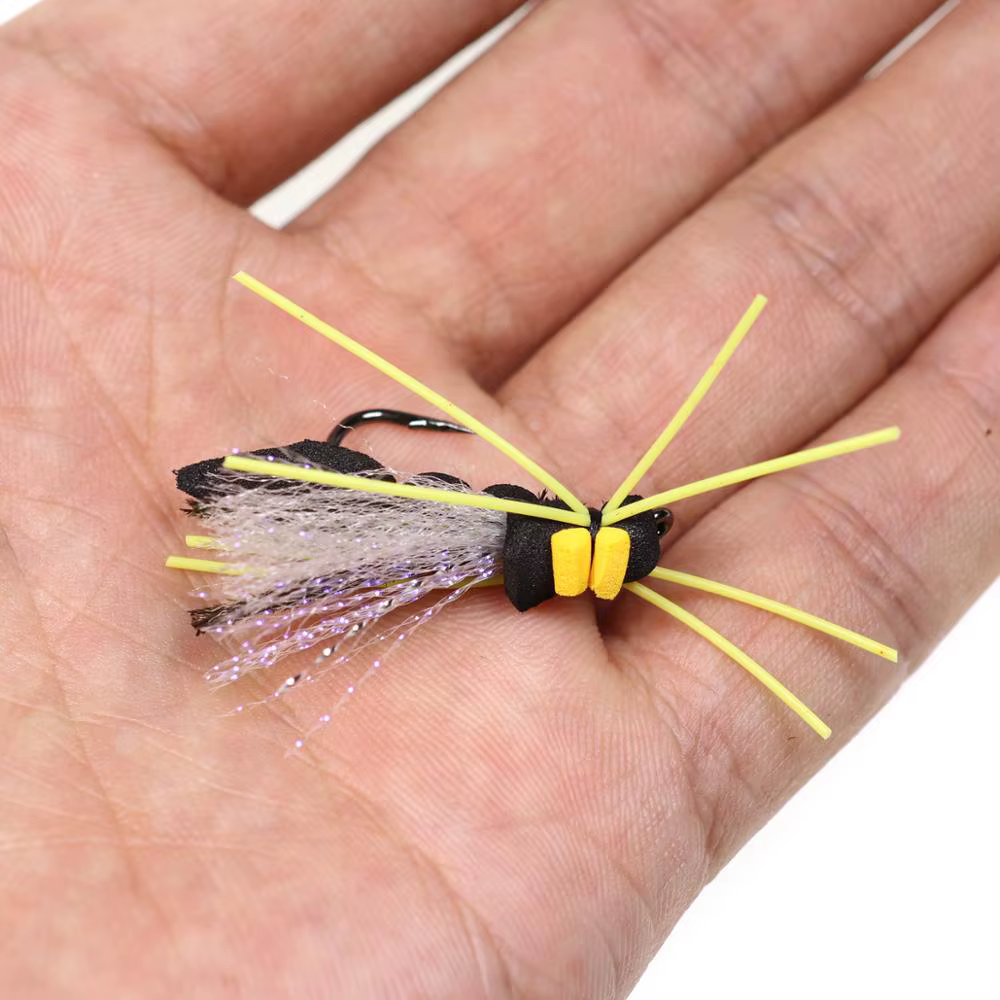 Wifreo Tolva de espuma negra – Mosca seca flotante para trucha - imagen 5