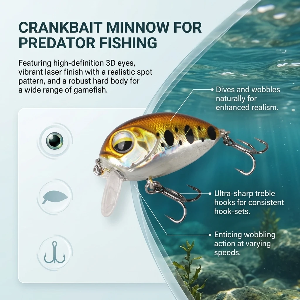 Señuelo minnow brillante para lubina con sistema de peso - imagen 3