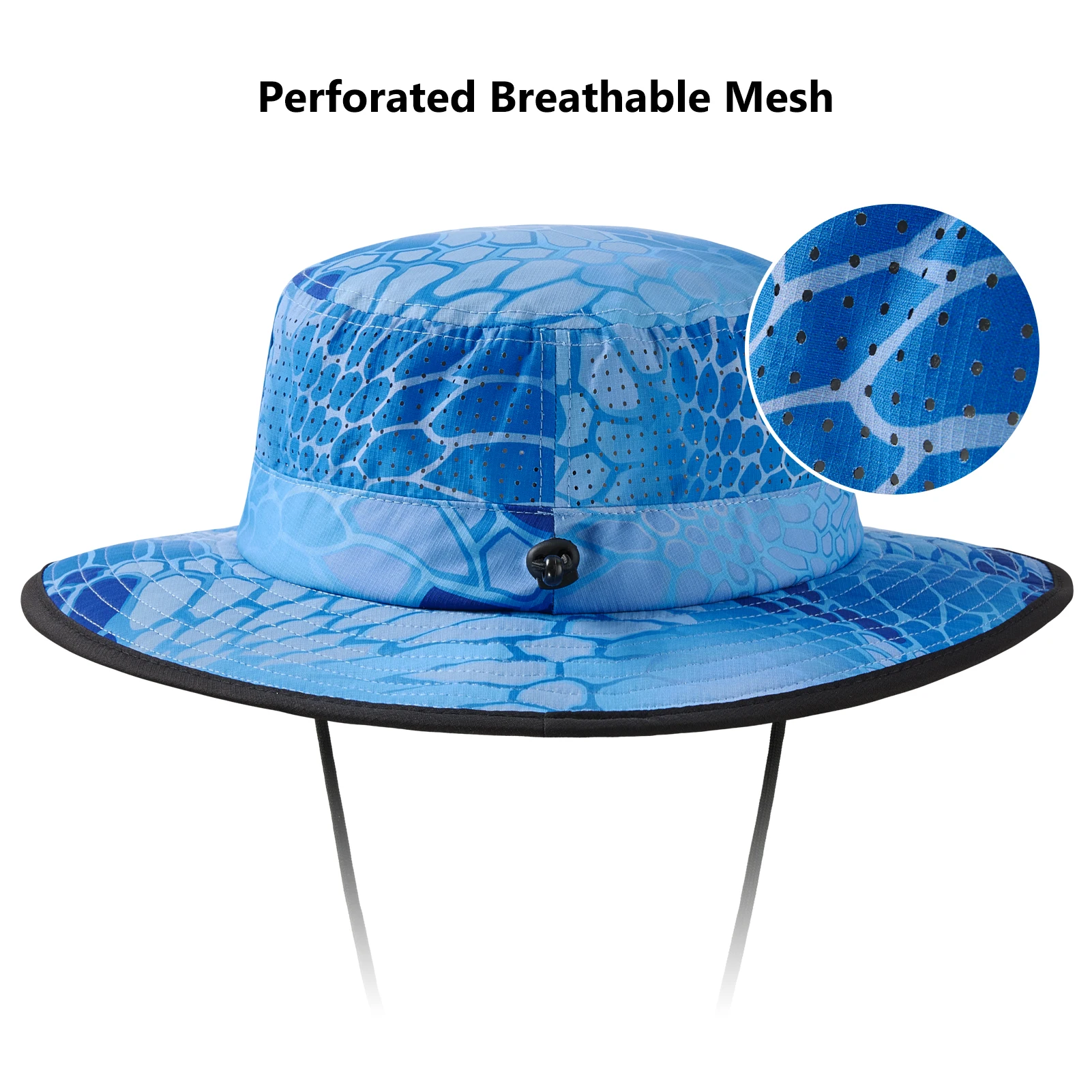 Bassdash sombrero impermeable con malla UV 50+ para pesca - imagen 3
