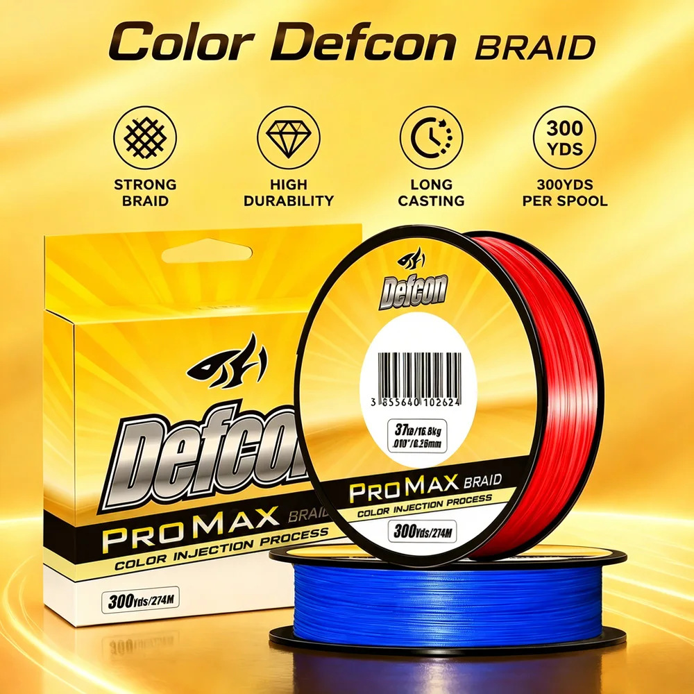 Trenza Defcon 8 hilos PE para lanzado suave