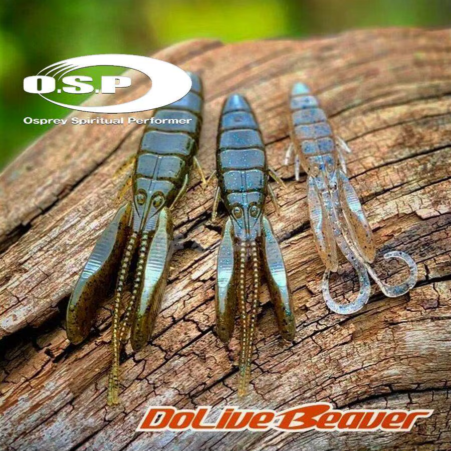 OSP DoLive Beaver señuelo blando de camarón biónico para Texas - imagen 5