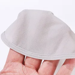 Mascarilla UV delgada con orejeras, seda de hielo transpirable unisex